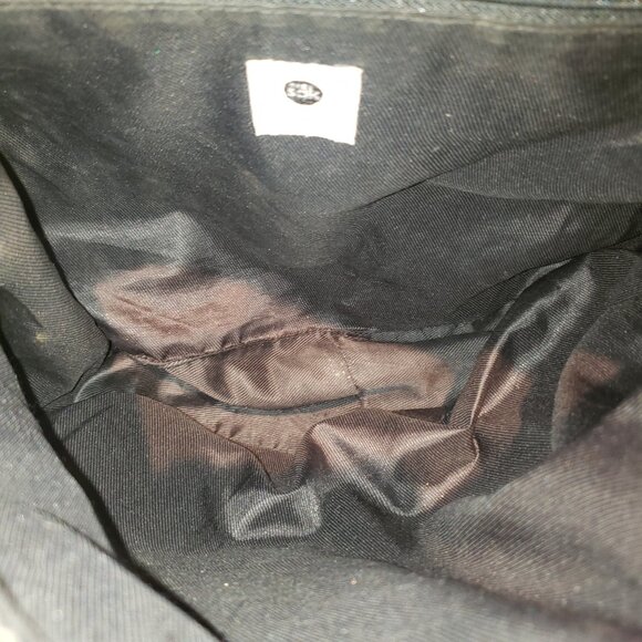 The Sak Black Genuine Leather Hobo Shoulder Bag Medium Minimalist Boho Goth - Picture 7 of 8